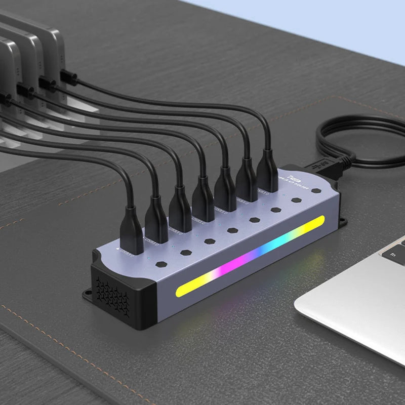 Multi-Port RGB Charging Station